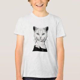 Mystical Black and White Cat of Salem T Shirt
