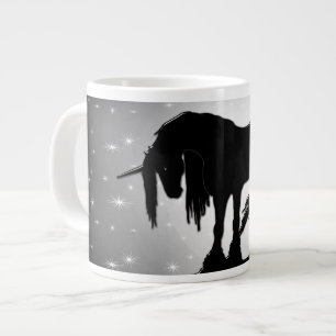 Mystical Black Unicorn (dold måne) Jumbo Mugg
