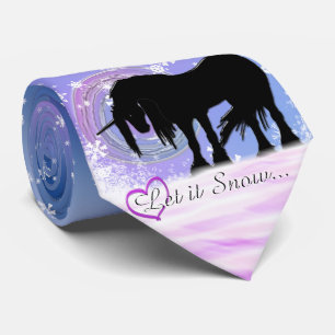 Mystical Black Unicorn (Låt det snöa) Slips