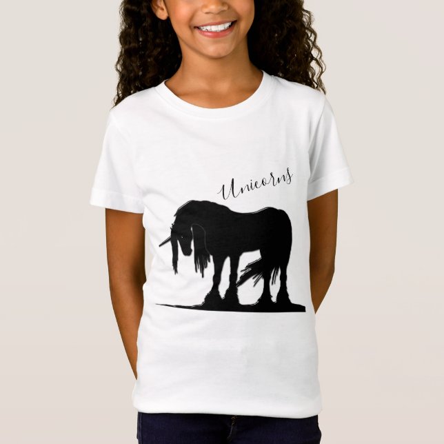 Mystical Black Unicorn T-Shirt (Förenade kungarike (Framsida)
