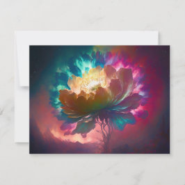 Mystical Blommar Greeting Card Tack Kort