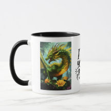 Mystical Bloom Dragon Mugg gör ditt Coffee Ritu
