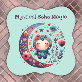 Mystical Boho Magic Maroon | Underlägg Papper