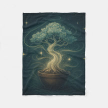 Mystical Bonsai Spirit Throw Blanket - Förtrollad