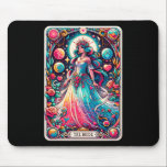 Mystical Bride Tarot Card Enchanting Bröllop Artwo Musmatta<br><div class="desc">Mystical Bride Tarot Card Enchanting Bröllop Artwork</div>
