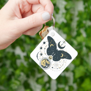 Mystical Butterfly Keychain Nyckelring