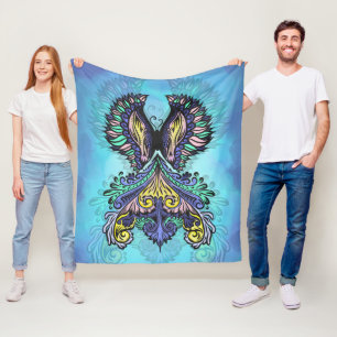 Mystical Butterfly Spirit Fleecefilt