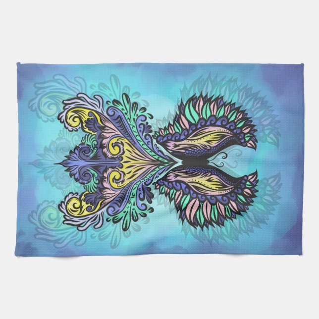 Mystical Butterfly Spirit Kökshandduk (Horisontell)