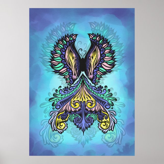 Mystical Butterfly Spirit Poster (Framsidan)