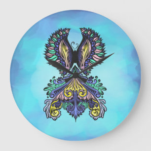 Mystical Butterfly Spirit Stor Klocka