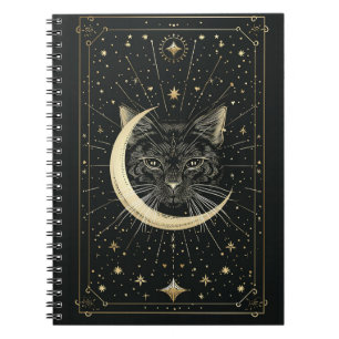 Mystical Cat Anteckningsbok