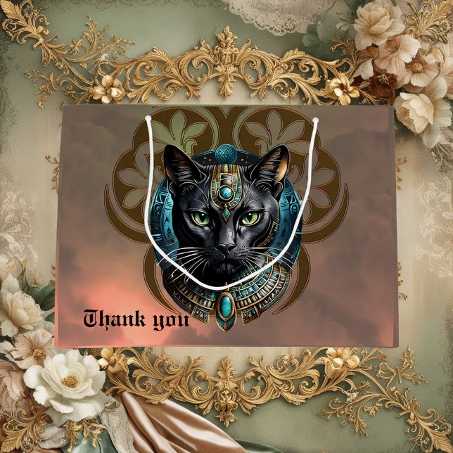 Mystical cat of Egypt, black as night, (Skapare uppladdad)