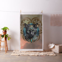 Mystical cat of Egypt, black as night, Tyg