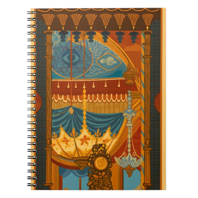 Mystical Ceiling Print från Brightons Music Room Anteckningsbok (Framsidan)