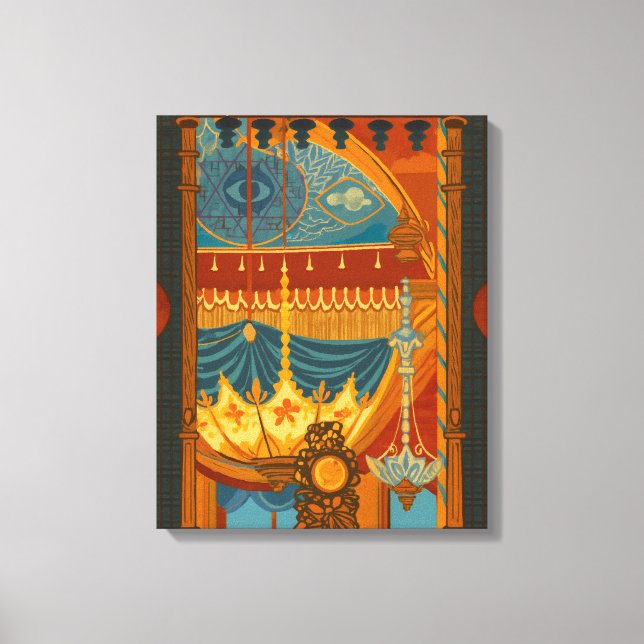 Mystical Ceiling Print från Brightons Music Room Canvastryck (Framsida)
