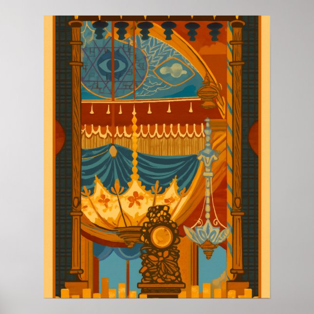 Mystical Ceiling Print från Brightons Music Room Poster (Framsidan)
