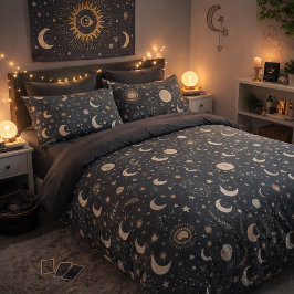 Mystical Celestial Moon Pattern