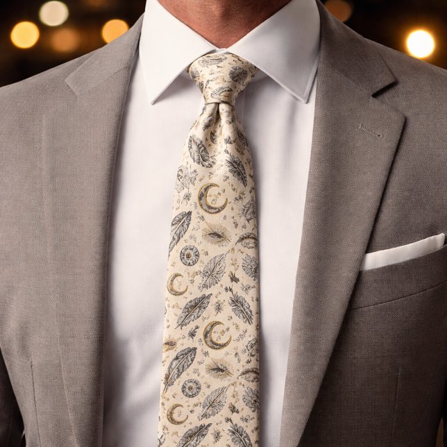 Mystical Celestial Moon Stars Pattern Custom Name Slips (Skapare uppladdad)