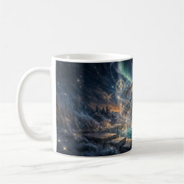 Mystical Celestial Sorceress Mug – Golden Fantasy  Kaffemugg