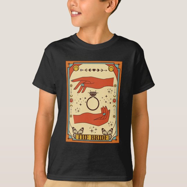 Mystical Celestial Systerfest Bruden Ta T Shirt (Framsida)