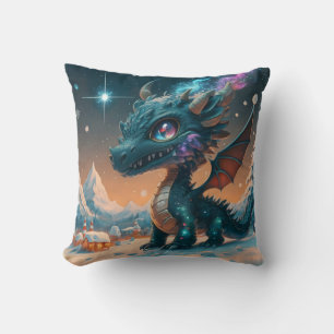 Mystical Chibi Dragon Winter Ligcape Kudde