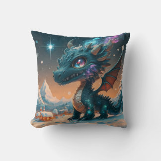 Mystical Chibi Dragon Winter Ligcape Kudde
