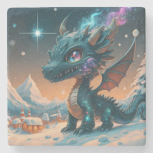 Mystical Chibi Dragon Winter Ligcape Stenunderlägg