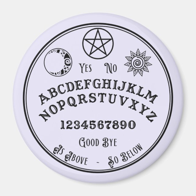 Mystical Communication Spirit Board Magnet (Framsidan)