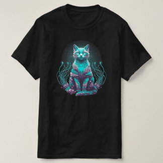 Mystical Coral Cat | BLACK ENDAST T Shirt