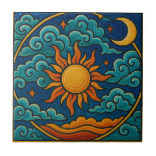 Mystical Cosmic Harmony Kakelplatta