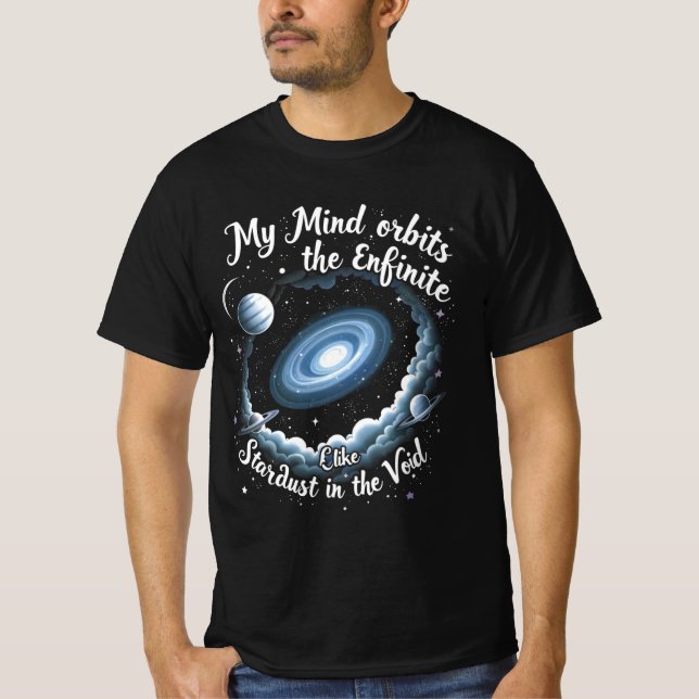 Mystical Cosmic Mind Space T-Shirt (Framsida)
