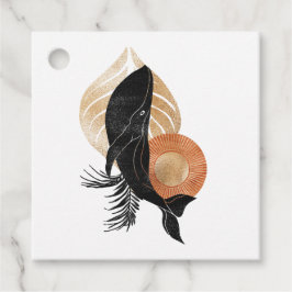 Mystical Cosmic Nautical Beach Gåvor Etiketter