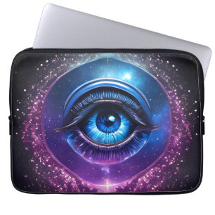 Mystical Cosmic Öga Laptop Fodral