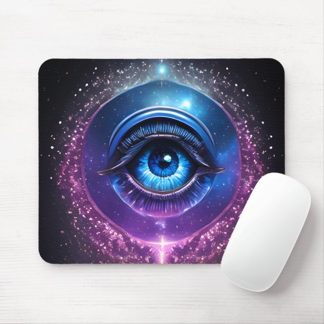 Mystical Cosmic Öga Musmatta (Med mus)