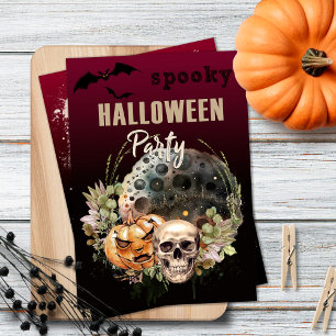 Mystical Costume Party Halloween-inbjudan Inbjudningar