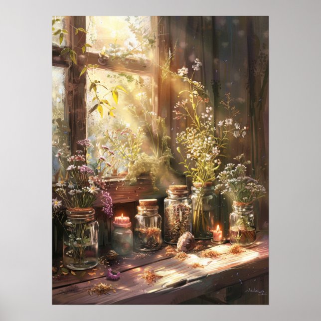 Mystical Cottagecore | Viktig natur Poster (Framsidan)