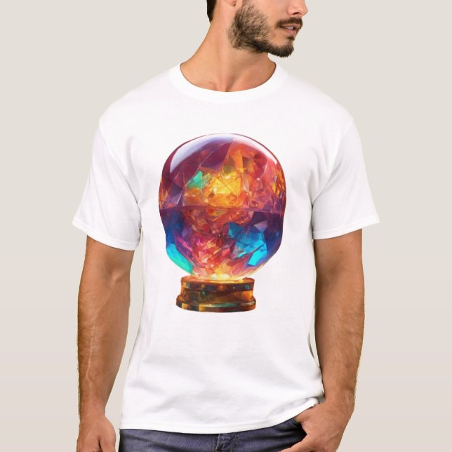 Mystical Crystal Boll T Shirt (Framsida)