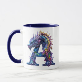 Mystical Dragon Alphabet - Brev A Mugg