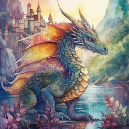 Mystical Dragon Jigszle Puzzle Pussel