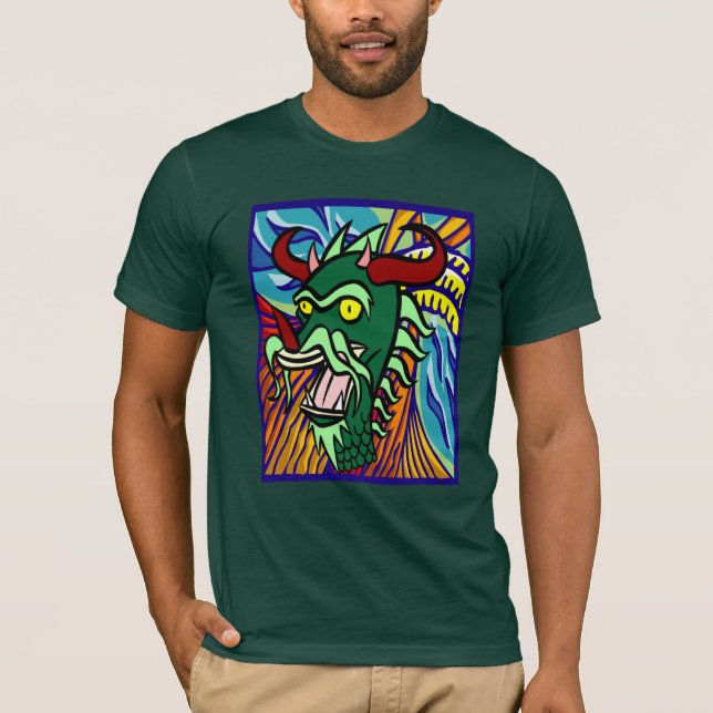 Mystical Dragon T-Shirt (Framsida)