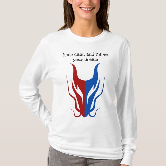 Mystical Dragoon Fantasy T Shirt (Framsida)
