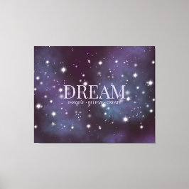 Mystical Dream Dusty Violet Canvastryck