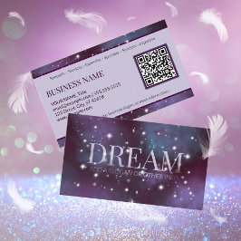 Mystical Dream Dusty Violet med fler stjärnor Visitkort