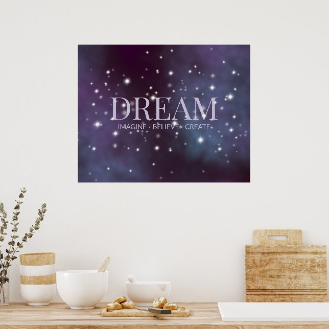 Mystical Dream Dusty Violet Poster (Kök)