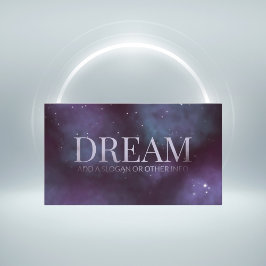 Mystical Dream Dusty Violet Visitkort
