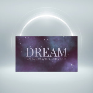 Mystical Dream Dusty Violet Visitkort