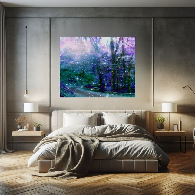 Mystical Dreamy Abstrakt Forest Poster (Skapare uppladdad)