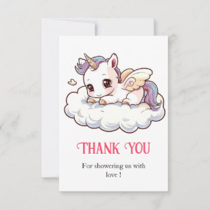 Mystical Dreamy Unicorn Baby Shower Tack Kort