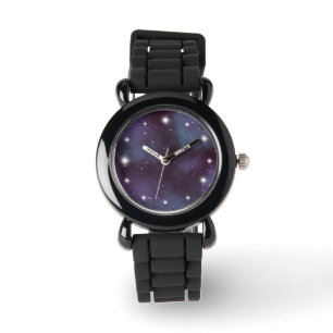 Mystical Dusty Violet Galaxy Armbandsur