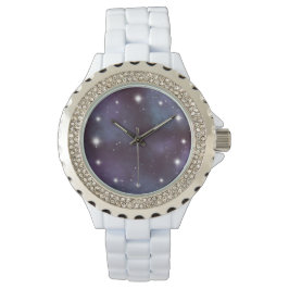 Mystical Dusty Violet Galaxy Armbandsur